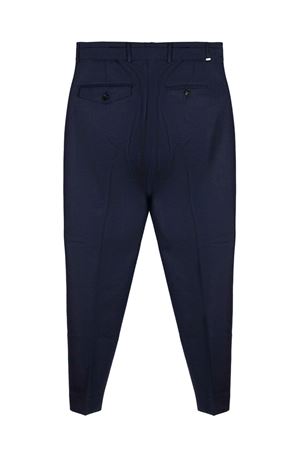 Blue virgin wool blend Riccardo trousers BE ABLE | ANDYGBCBLU